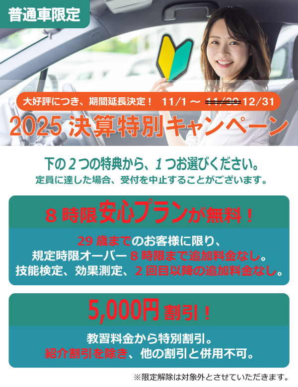 決算キャンペーン